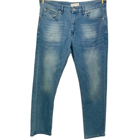 Smith & Mills Mens Slim Fit Jeans Stretch Denim Mid Rise Size 36 - Picture 2 of 13